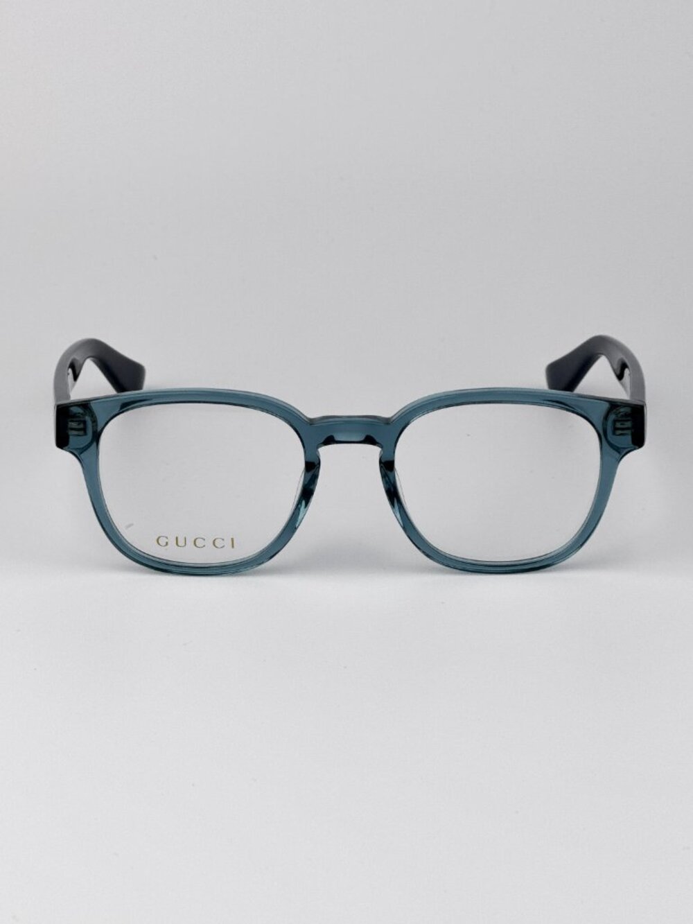 Gucci GG0927O 006 Square Eyeglasses Transparent Blue NEW AUTHENTIC - Picture 4 of 9